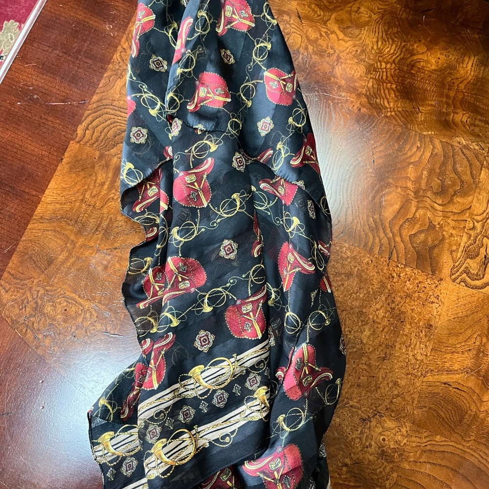 Colorful Patterned Scarves Set (3) - Picture 2 of 4